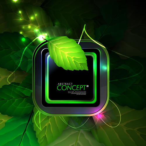 Green leaves concept background elements vector 03 leaves leave green elements element concept background concept   