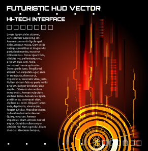 Concept futuristic tech background vector 06 tech futuristic concept background   