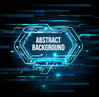 Concept futuristic tech background vector 03 tech futuristic concept background   