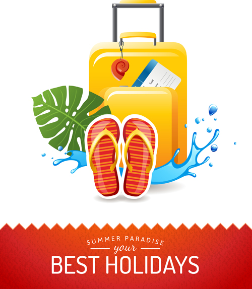 Best holidays poster creative vector 01 poster holidays creative   