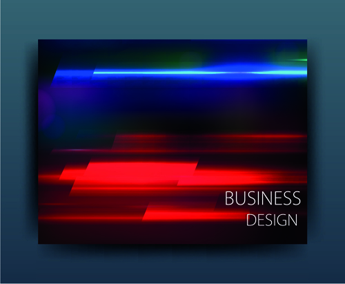 Multicolor abstract business cover design vector 06 multicolor cover business abstract   