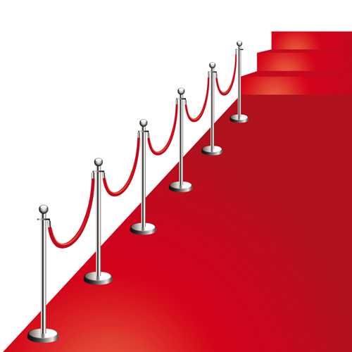 Noble Red Carpet vector set 02 red Noble carpet   