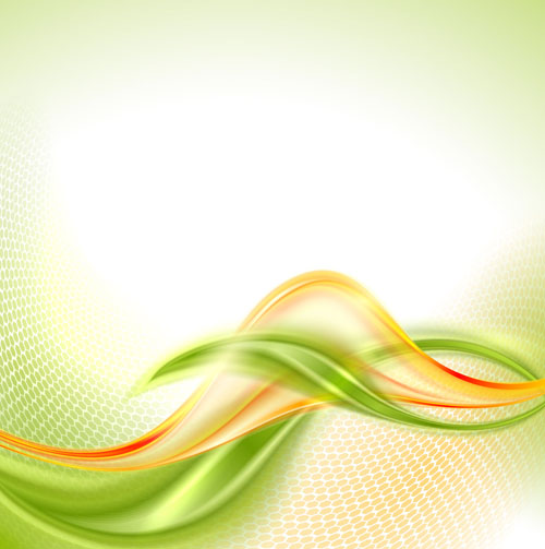 Abstract wavy green eco style background vector 21 wavy green eco background abstract   