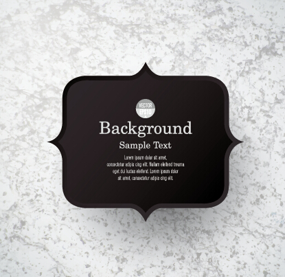 Black label with background vector 04 label black background vector background   