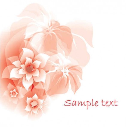 Pink flower abstract background vector graphics 02 pink flowers background   