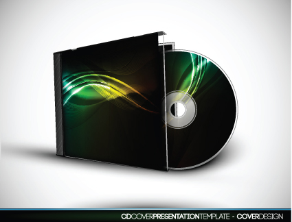 Set of Box DVD disc and DVD cover vector 06 DVD Disc DVD cover box   