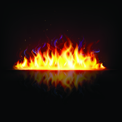 Different shapes of the fire elements vector 04 shapes Shape fire elements element different   