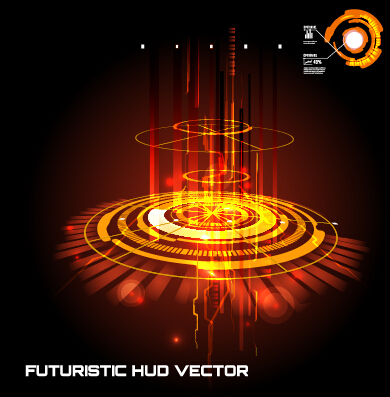 Concept futuristic tech background vector 04 tech futuristic concept background   