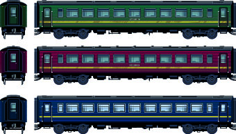 Train design elements vector graphic 02 vector graphic rain element design elements   