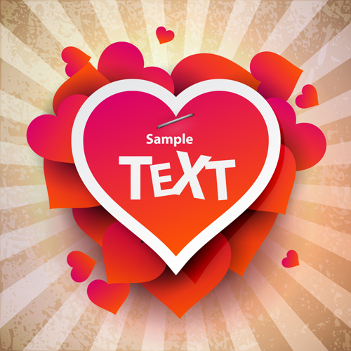 Romantic Happy Valentine day cards vector 13 Valentine day Valentine romantic happy cards card   