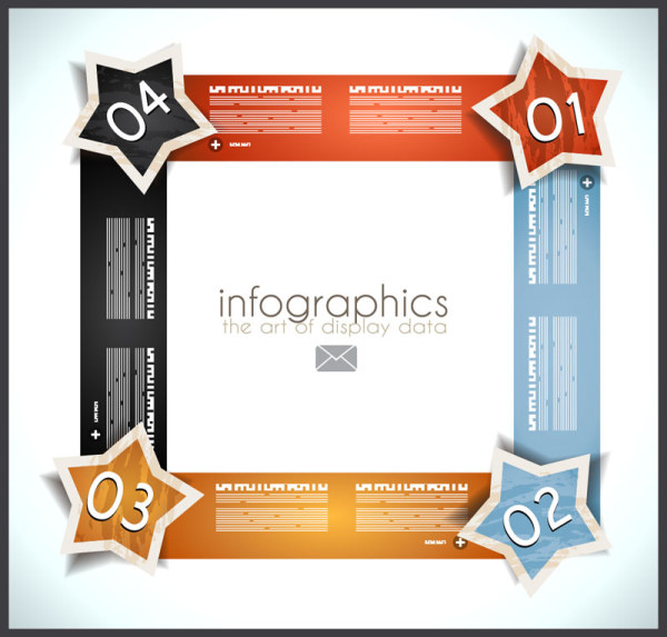 Numbered Infographics elements vector 03 Numbered Infographic numbered number infographics infographic elements element   