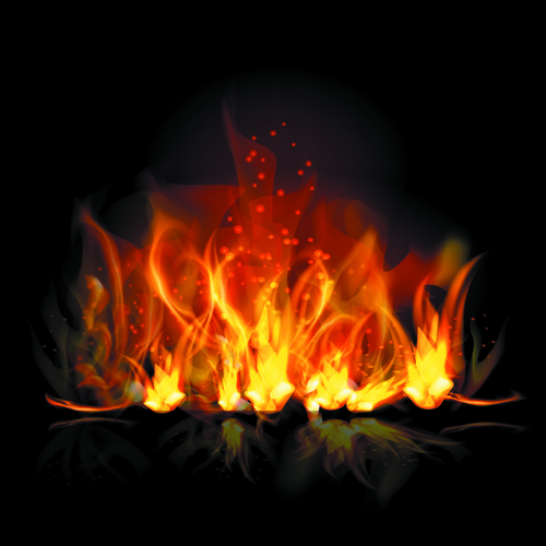 Different shapes of the fire elements vector 03 shapes Shape elements element different   