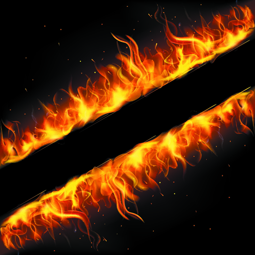 Different shapes of the fire elements vector 07 shapes Shape fire elements element different   