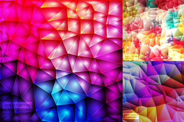 3D shiny colorful vector background Vector Background shiny colorful background   