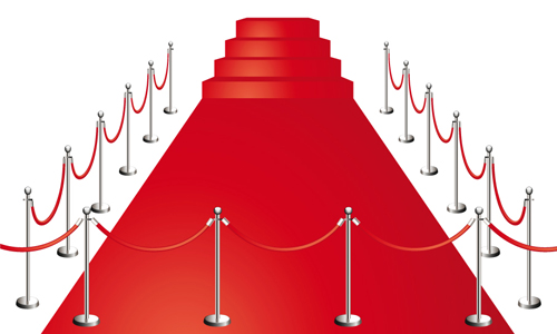 Noble Red Carpet vector set 01 red Noble carpet   