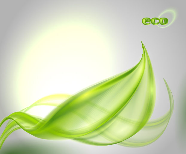 Abstract wavy green eco style background vector 06 wavy green eco background abstract   