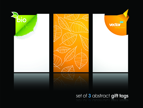 Abstract Gift tags Cards design vector graphic 05 gift cards card abstract   