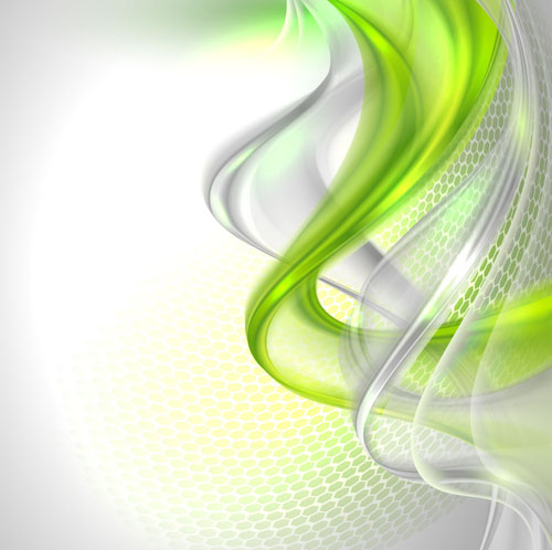 Abstract wavy green eco style background vector 09 wavy green eco background abstract   