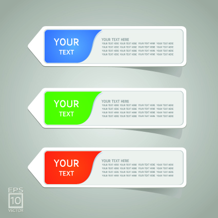 Colored Sticker label design vector 03 sticker stick label colored   