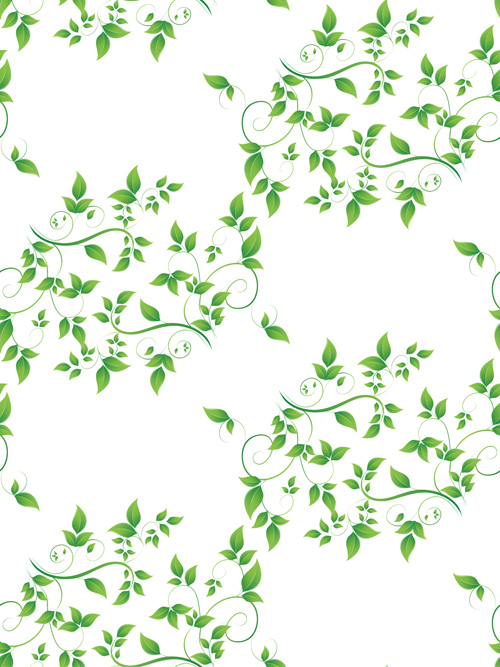Elegant green leaves seamless pattern vector seamless pattern vector pattern leave green leaves elegant   
