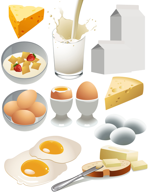 Cheese and dairy products vector material 01 vector material products product material dairy cheese   