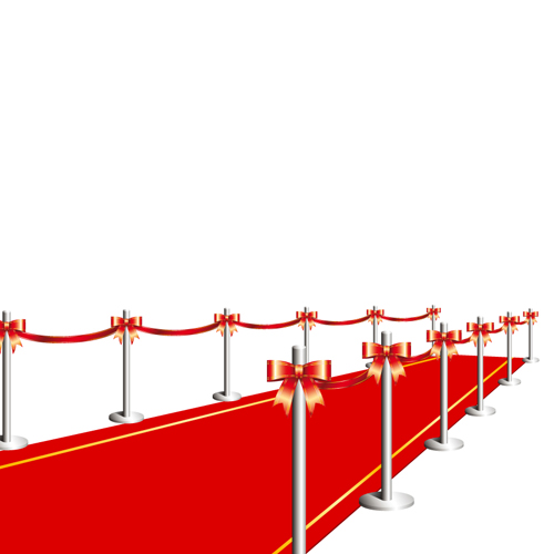 Noble Red Carpet vector set 05 red Noble carpet   