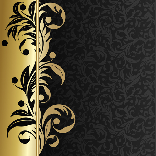 Retro and luxury vector backgrounds 04 Vector Background Retro font luxury backgrounds background   