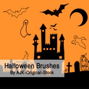 Halloween Brush Pack Photoshop Brushes photoshop pack halloween brushes brush   