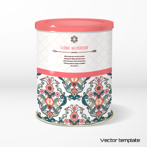 Beautiful floral pattern packaging design vector 05 pattern floral beautiful   