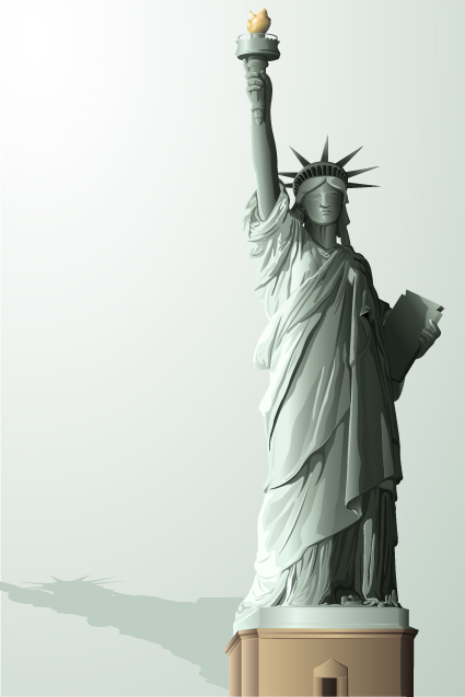 The Statue of Liberty vector graphic The Statue of Liberty Statue graphic   