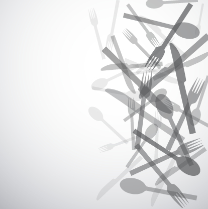 Knife and fork vector background graphics Vector Background knife fork background   