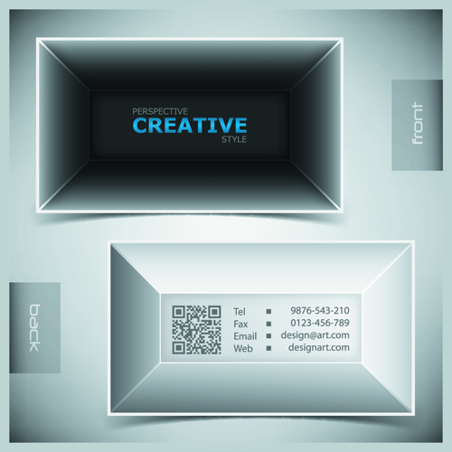 Creative Business Cards Vector background 05 creative cards business card business   