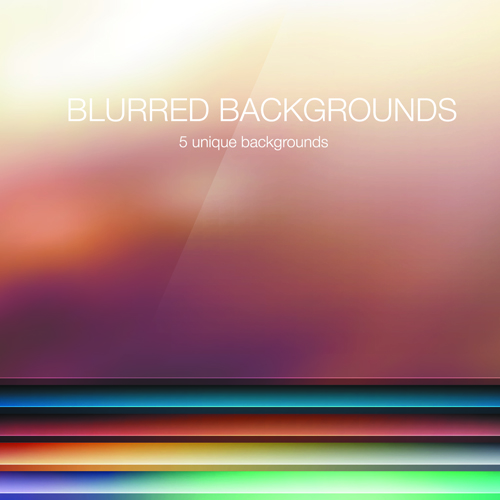 Colored blurred vector background art 01 Vector Background colored blurred background   