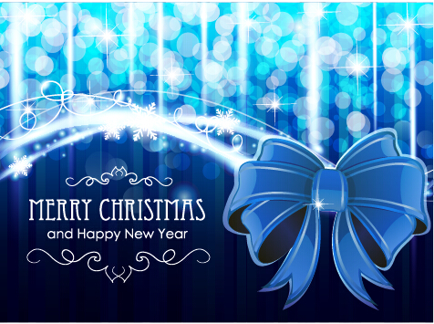 Dream blue christmas with new year shiny background art 04 shiny new year christmas blue background   