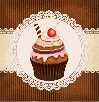 Ornate cakes background vector material 01 ornate cakes background   