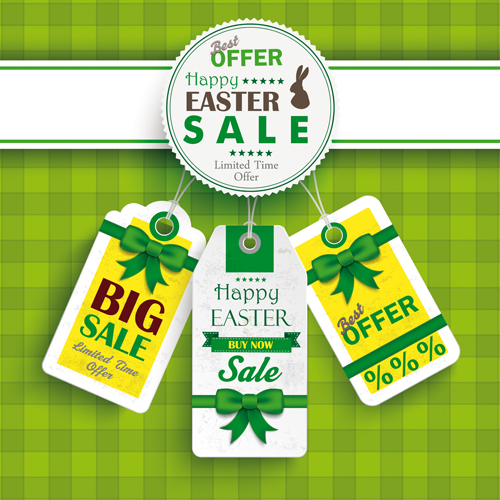 Creative easter sale tags vectors 01 tags sale creative   