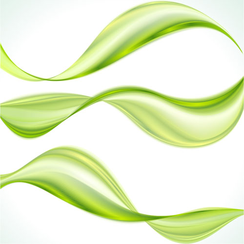 Abstract wavy green eco style background vector 14 wavy green eco background abstract   