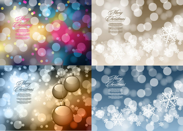 Bright stars background vector starlight snow patterns lob gorgeous fantasy christmas bright balls background   