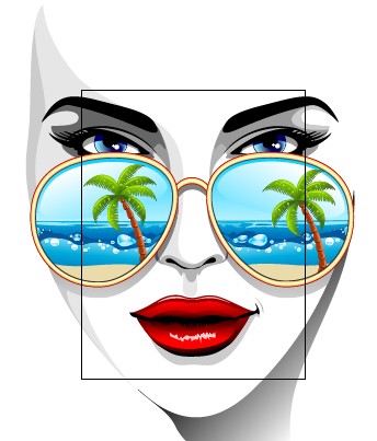 Fashion girl with travel elements vector travel fashion elements element   