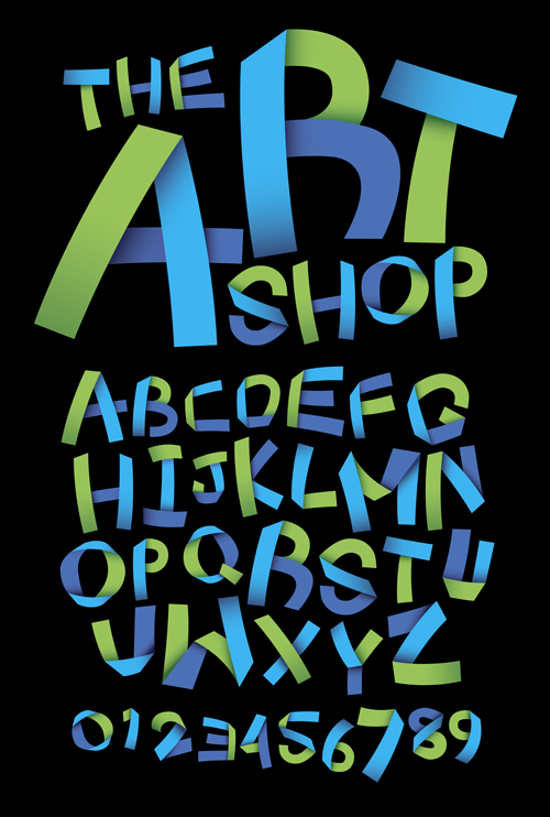 Creative Alphabets design vector set 03 creative alphabet   