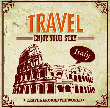 Vintage style Travel poster design vector 01 Vintage Style vintage poster design poster   