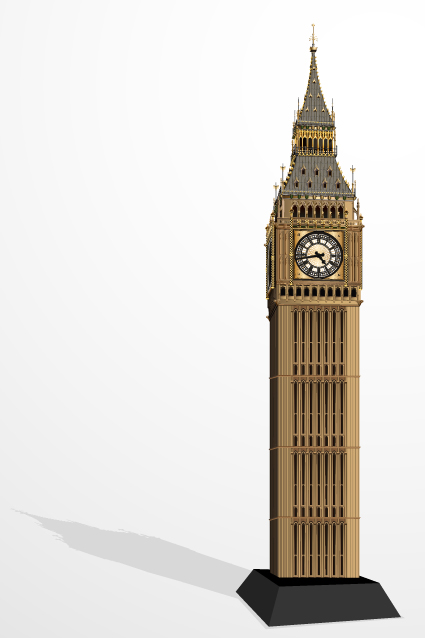 Elizabeth Tower Big Ben design vector Elizabeth Tower Big Ben   