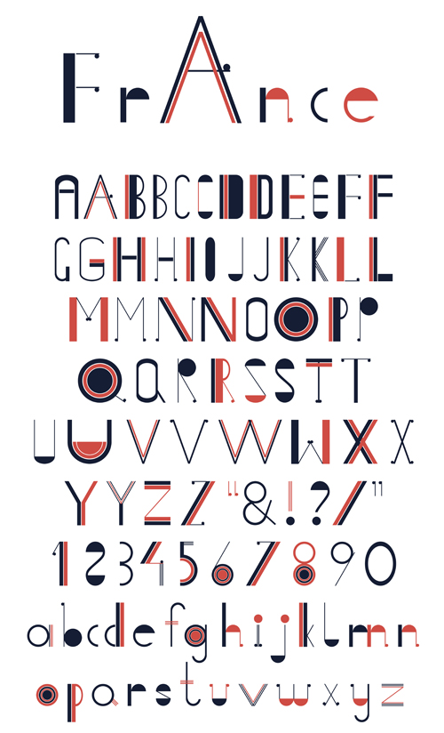 Creative Alphabets design vector set 21 creative alphabet   