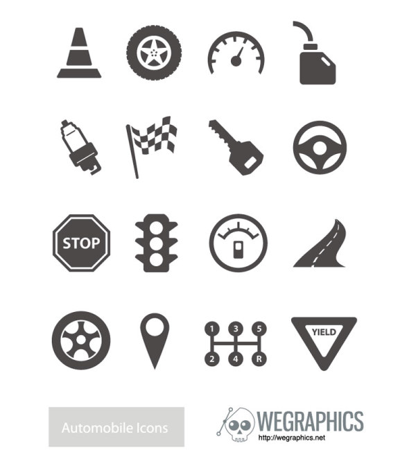 Traffic elements vector icons Traffic icons icon elements element   