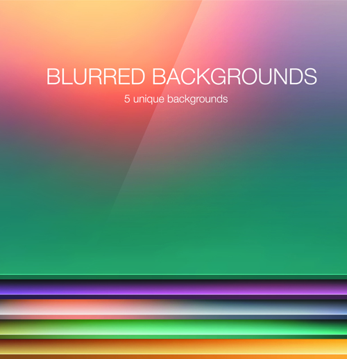 Colored blurred vector background art 03 Vector Background colored blurred background   