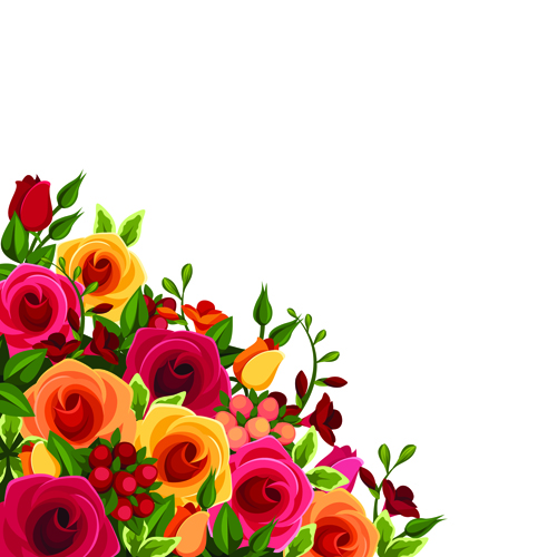 Beautiful roses art background vector 01 roses beautiful background   