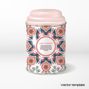 Beautiful floral pattern packaging design vector 04 pattern floral beautiful   