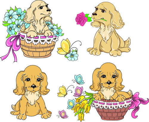 lovely dog design vector graphics vector graphics vector graphic lovely dog   