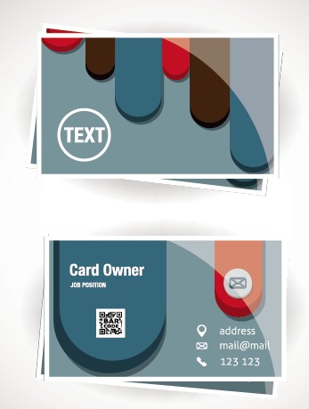 Modern business cards creative vector 05 modern creative business cards business card business   