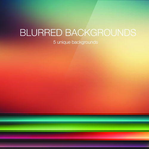 Colored blurred vector background art 02 Vector Background colored blurred background   